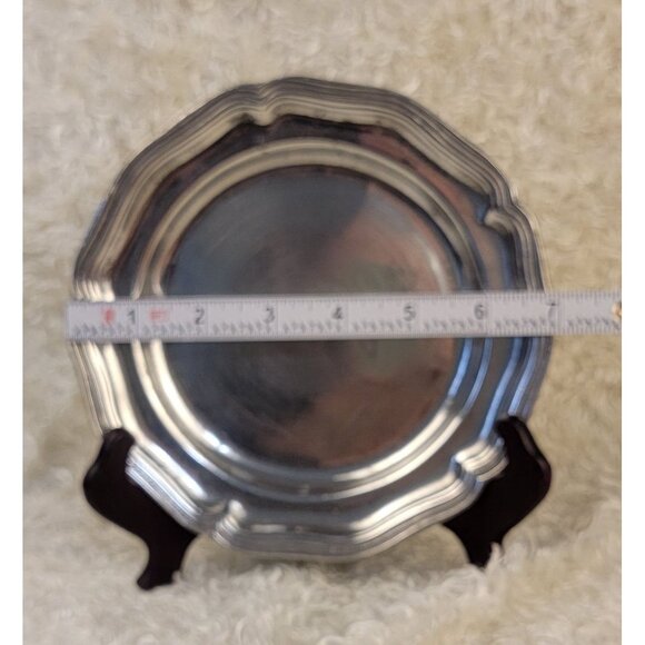 Antique 19th Century Continental Pewter Plate - Picture 3 of 12